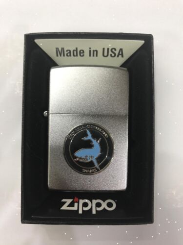 Cronulla Sharks NRL Team Heritage Logo Metal Refillable Cigarette Zippo Lighter