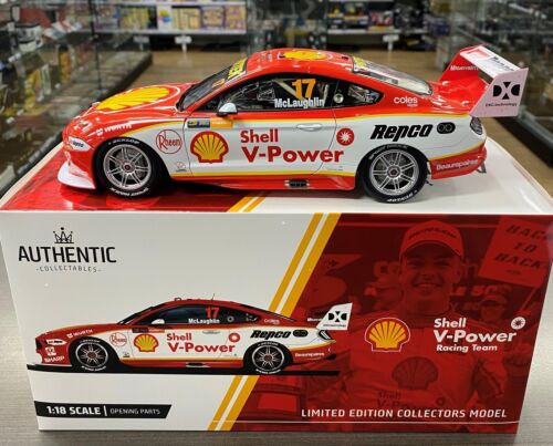 2019 #17 Scott McLaughlin Shell V-Power Racing Team Virgin Australia Supercars Championship Winner Ford Mustang GT Supercar 1:18 Scale Model Car 