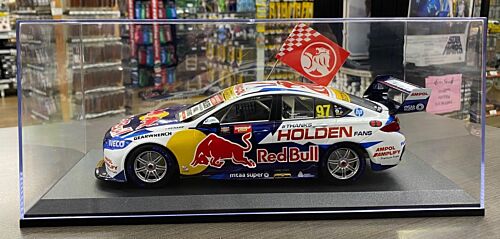 2020 Bathurst Winner #97 Shane Van Gisbergen & Garth Tander Red Bull Racing Holden ZB Commodore 1:18 Scale Model Car + 1:18 Scale Clear Plastic Display Case