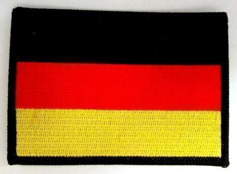 German Flag Germany Europe Clothing Embroidered Cloth Patch Applique