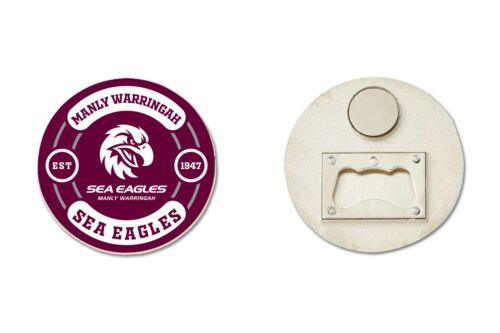 Manly Sea Eagles NRL Team Logo Year Of Establishment Magnetic Bottle Opener