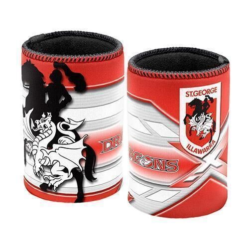 St George Dragons NRL Logo Can Cooler Stubby Holder Drink