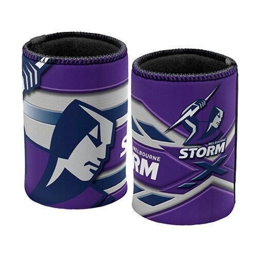 Melbourne Storm NRL Logo Can Cooler Stubby Holder Drink