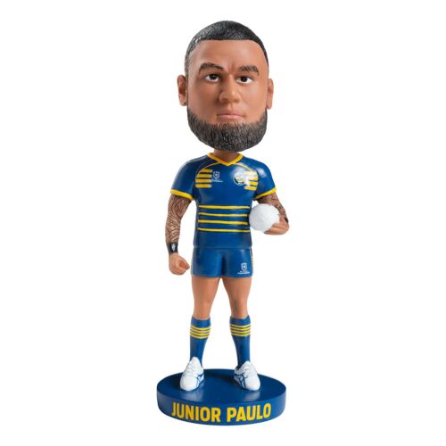 Junior Paulo  Parramatta Eels #10 NRL 2024 Edition Bobblehead Resin Figurine