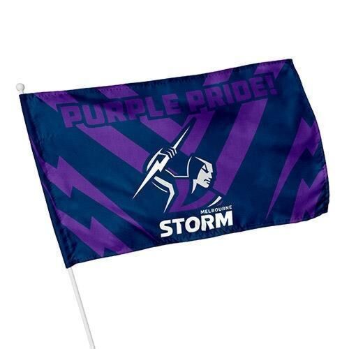 Melbourne Storm NRL Team Logo Kids Small Flag