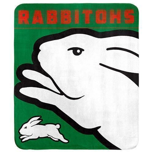 South Sydney Rabbitohs NRL Polar Fleece Throw Picnic Blanket