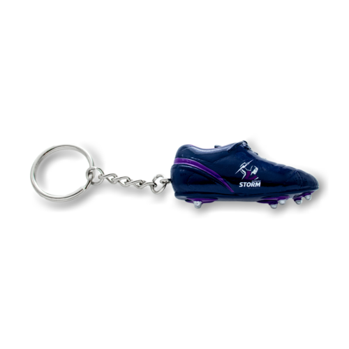 Melbourne Storm NRL Team Resin Boot Footy Key Ring Keyring Chain