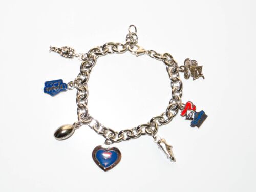 Newcastle Knights NRL Team Charm Bracelet With Charms Chain Jewellery