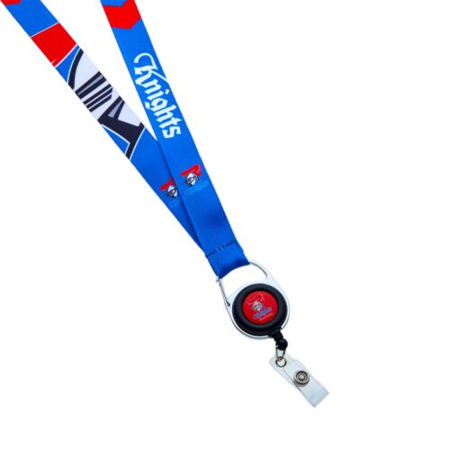 Newcastle Knights NRL Team Logo Retractable Lanyard Badge Reel Clip