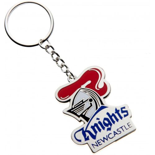 Newcastle Knights NRL Metal Team Logo Key Ring Keyring Chain 