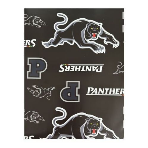 Penrith Panthers NRL Team Logo Gift Birthday Present Wrapping Paper Sheet