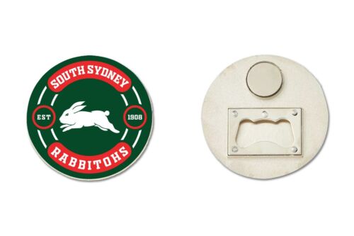 South Sydney Rabbitohs NRL Team Logo Year Of Establishment Magnetic Bottle Opener