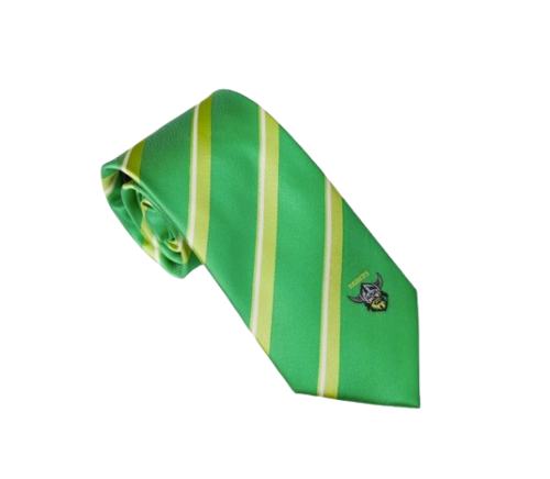 Canberra Raiders NRL Team Logo Colour Stripe Mens Dress Neck Tie 