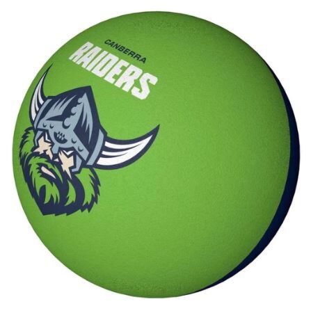 Canberra Raiders NRL Team Logo Coloured High Bounce Ball Handball