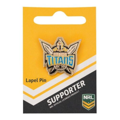 Gold Coast Titans NRL Team Logo Collectable Lapel Hat Tie Pin Badge 