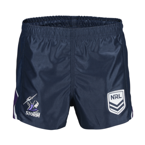 Melbourne Storm NRL Team Tidwell Mens Adult Navy Supporter Shorts