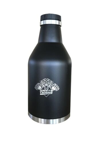 Wests Tigers NRL Team 2 Litre Stainless Steel Beer Growler