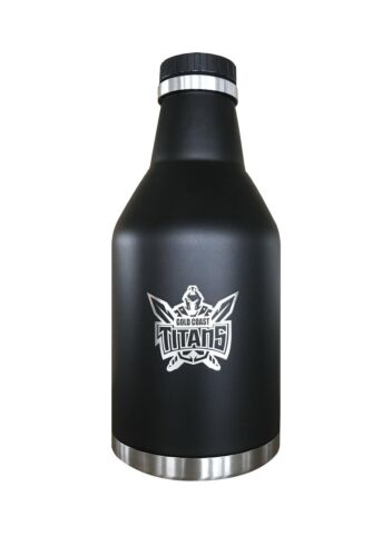 Gold Coast Titans NRL Team 2 Litre Stainless Steel Beer Growler