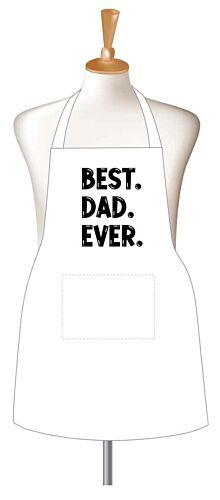Best. Dad. Ever. Polyester BBQ Apron Fathers Day 