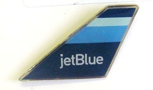 Jetblue Jet Blue Stripes Airlines Jet Tail Pin