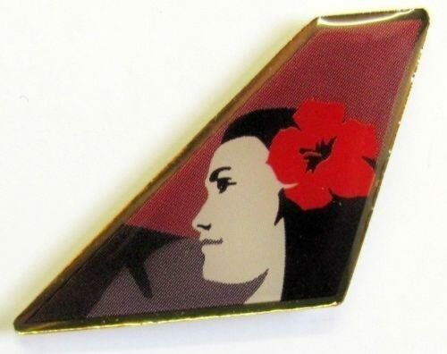 Hawaiian America Logo Airlines Jet Tail Pin
