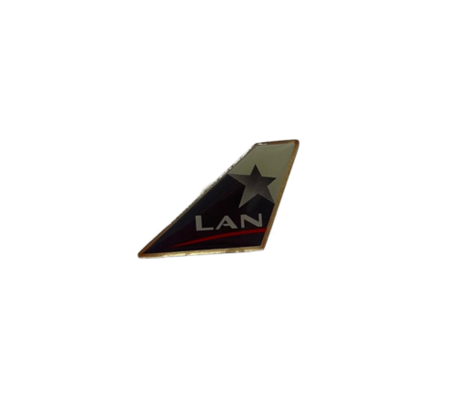 LAN Chile Airlines Plane Aviation Metal Tail Lapel Pin Badge