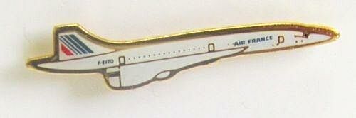 Air France French Concorde Airlines Plane Pin