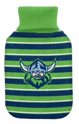 Canberra Raiders NRL Team Rubber 2L Hot Water Bottle & Cover 