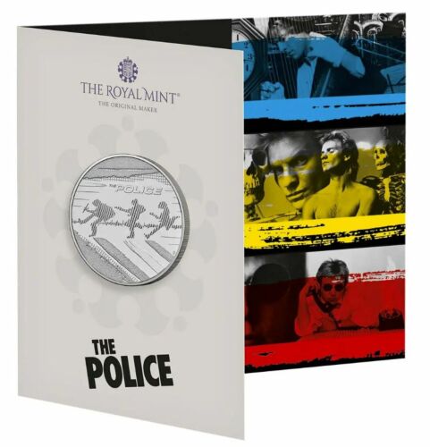 2023 The Police British Music UK £5 Brilliant Uncirculated Coin
