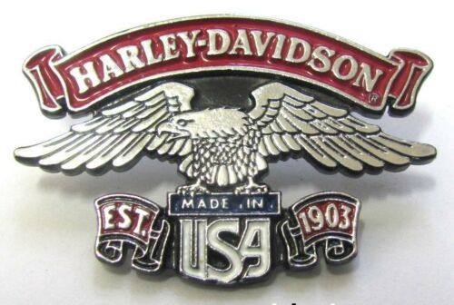 Harley Davidson Pin Badge USA American Eagle EST 1903