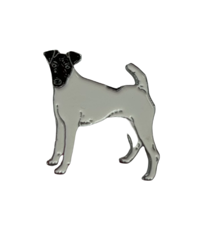 Fox Terrier Dog Breed Coloured Lapel Pin Badge Made In NZ