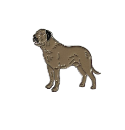 English Mastiff Dog Breed Coloured Lapel Pin Badge Made In NZ