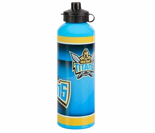 Gold Coast Titans NRL Aluminium 600ml Drink Water Bottle 