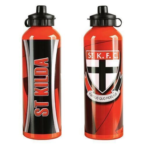 St Kilda Saints AFL Team Logo Aluminium Sports Gym Drink Bottle 