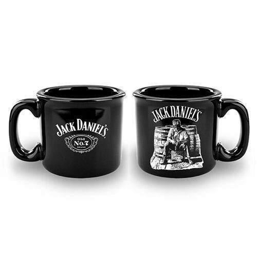 Jack Daniel's (Jack Daniels) JD Old No7 Ceramic Colour Glazed Bushfire  450ml Coffee Tea Mug Cup