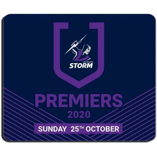 Melbourne Storm 2020 NRL Premiers Computer Mouse Mat Pad