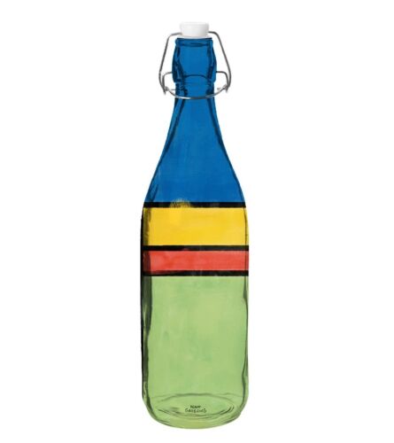 The Simpsons Marge Design 1L Glass Water Bottle With Clip Top