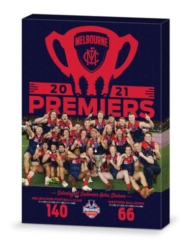 Melbourne Demons 2021 AFL Premiers Team Image Canvas Photo