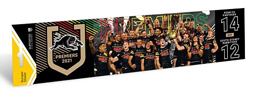 Penrith Panthers 2021 NRL Premiers Phase 2 Team Image Bumper Sticker Decal