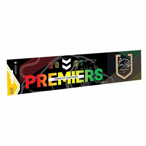 Penrith Panthers 2021 NRL Premiers Phase 1 Bumper Sticker Decal