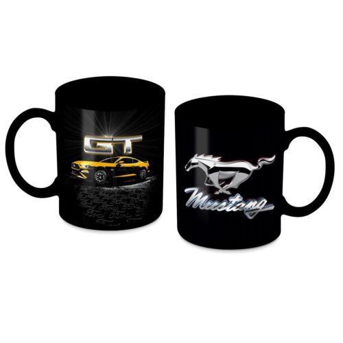 Ford Mustang GT Black 330ml Ceramic Coffee Mug Tea Cup