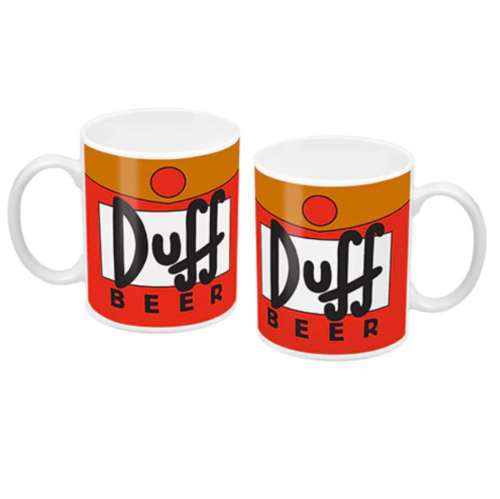 The Simpsons Duff Beer 330ml Ceramic Coffee Mug Tea Cup
