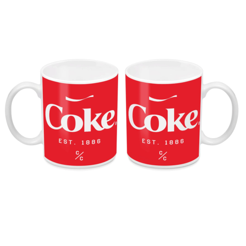 Coca Cola Coke Est 1886 330ml Ceramic Coffee Mug Tea Cup