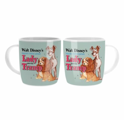 Lady And The Tramp Walt Disney's Happiest Motion Picture 410ml Barrel Coffee Mug Tea Cup