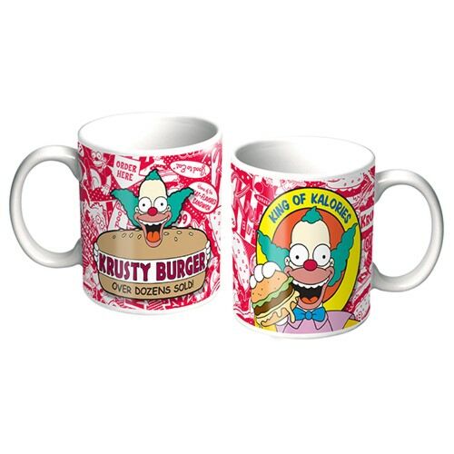 The Simpsons Krusty The Clown King Of Kalories 330ml Ceramic Coffee Mug Tea Cup