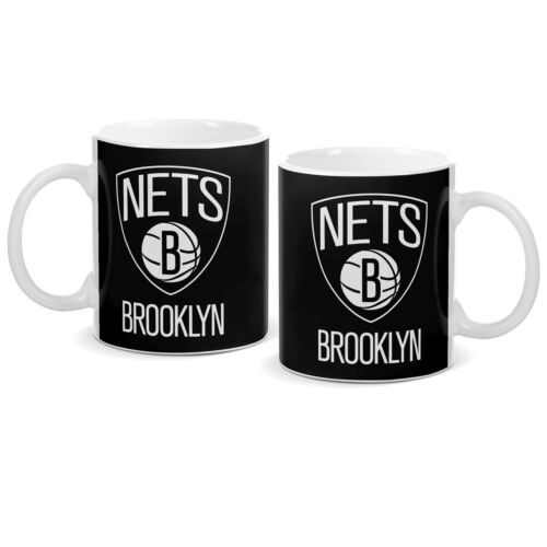 Brooklyn Nets NBA Team National Basketball Association 330mL Coffee Mug Tea Cup