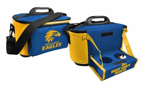 West Coast Eagles AFL Large Insulated Lunch Cooler Bag With Tray
