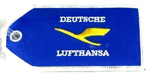 Lufthansa Airlines Retro Luggage Bag Tag