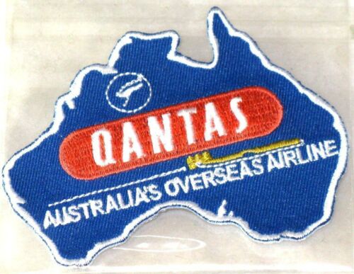 Qantas Airlines Retro Embroidered Cloth Patch Applique