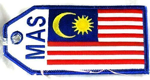 Malaysia Flag Luggage Bag Tag